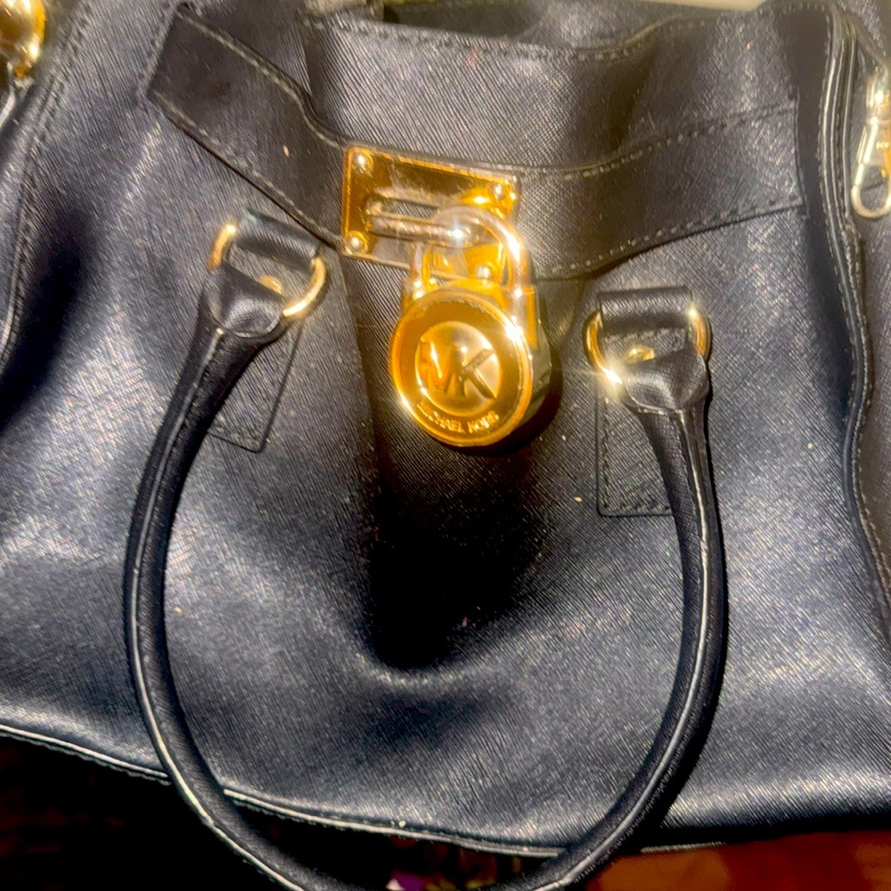 Michael Kors black leather bag - Picture 4 of 6